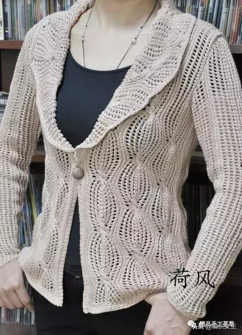 棉线钩成人开衫视频教程,轻松掌握时尚保暖单品